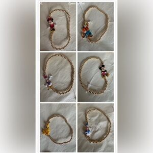 NWOT 6 Disney x Baublebar Pisa Bracelets with Characters